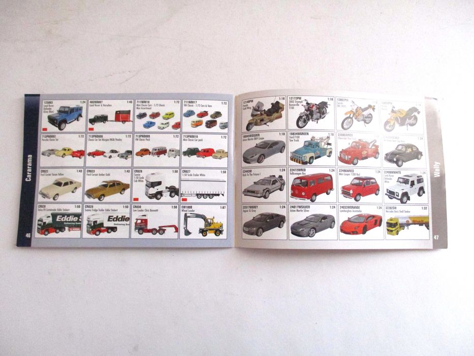 Catálogos/ Brochura de carros miniatura