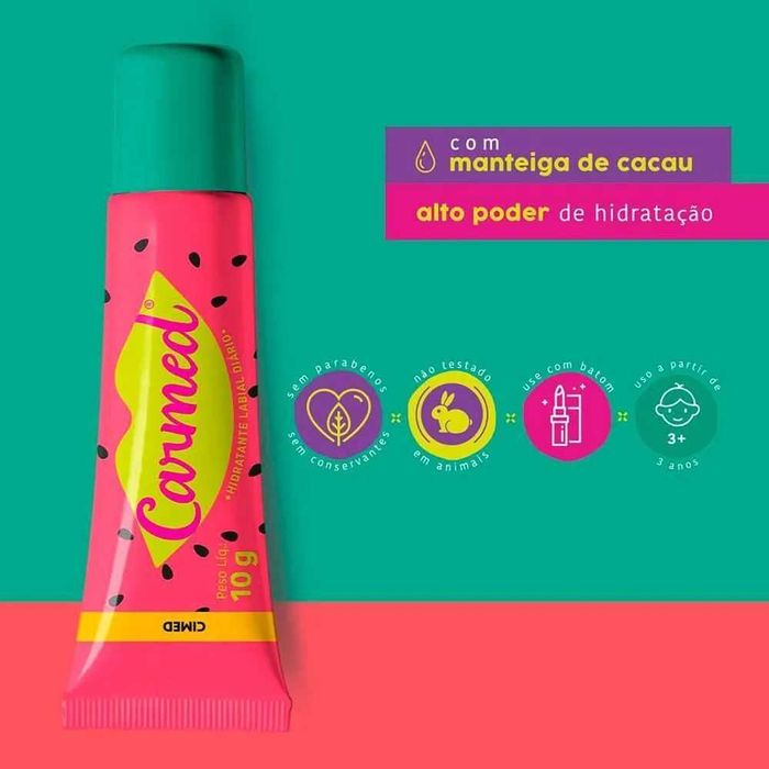 Carmed Hidratante Labial Sabor Melancia