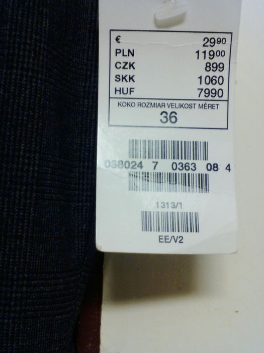 95. Nowa sukienka damska princeska H&M rozmiar 36