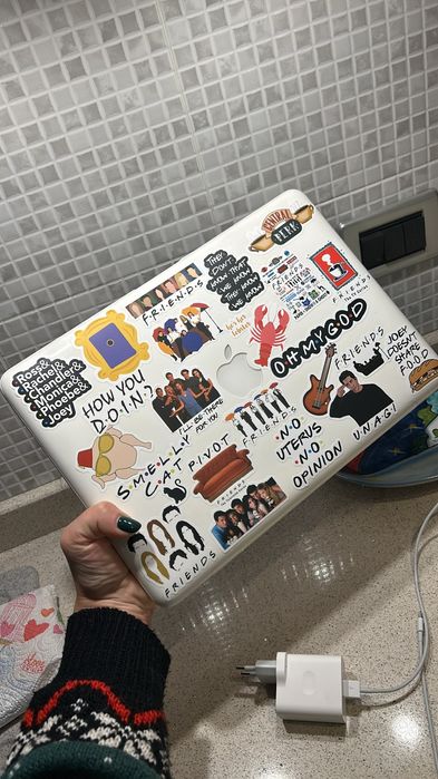 Набор наклеек сериал друзья friends стикеры наклейки на ноутбук