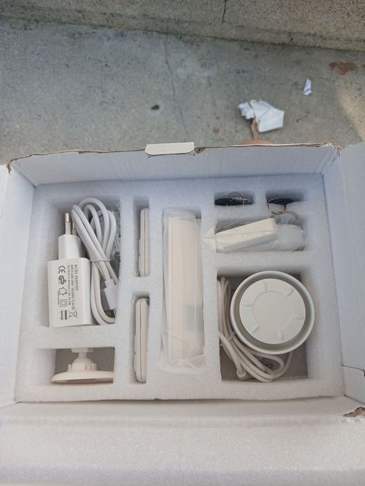 Alarme Casa Inteligente Sem Fios Wi-Fi / GSM (Tuya / Smart Life) – Novo