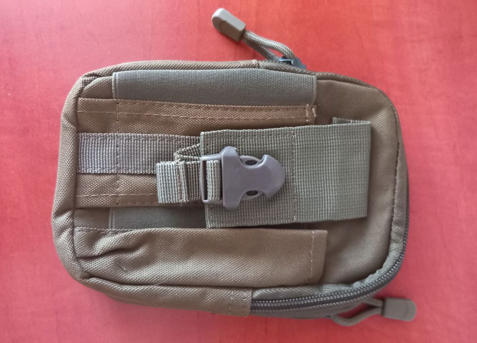 Zestaw taktyczny *Molle*pasek+saszetka nerka*khaki*Nowy