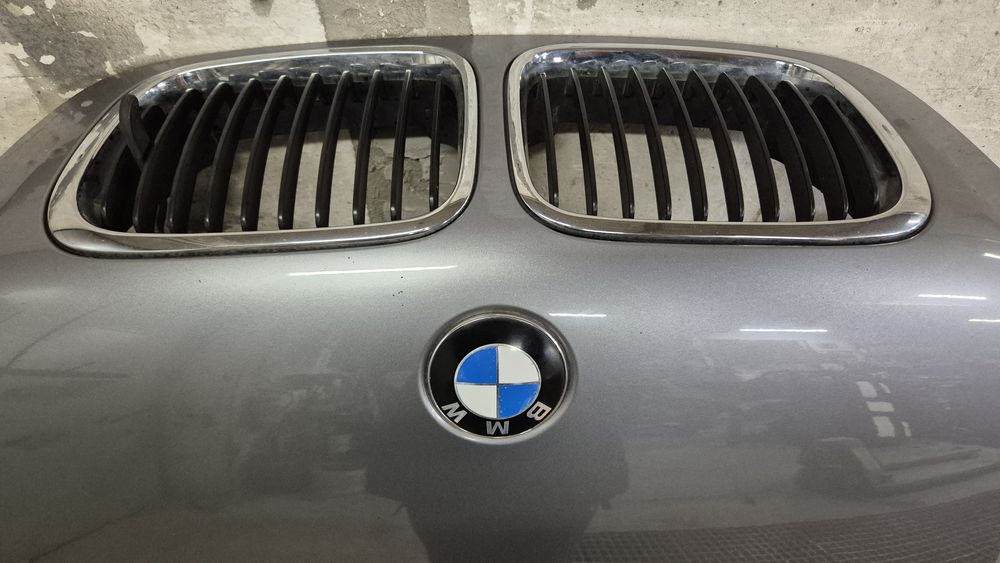 BMW E46 Compact Maska Pokrywka Silnika Silber Grau Metalic