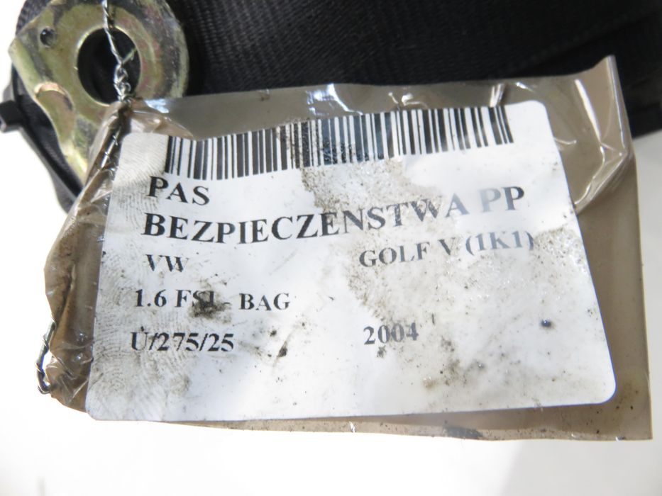 Pas Prawy Przedni Vw Golf V (1k1)