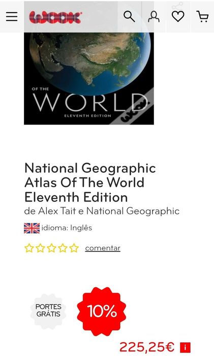 National Geographic Atlas of the World Seventh Edition - Coleccionador