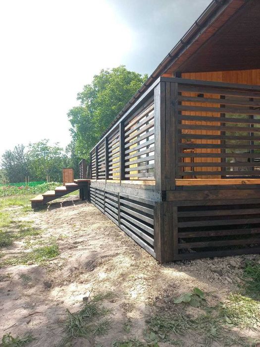 Модульний будинок 72м2 під ключ. Каркасний дім з терасою