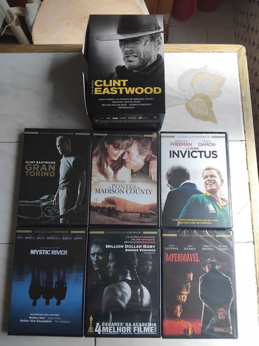 DVD's Coleção Clint Eastwood - 6 filmes