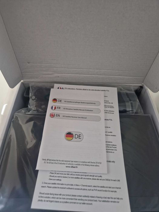 Dekoder Satelitarny Leyf 0301 DVB-S2 Full HD 1080p USB HDMI
