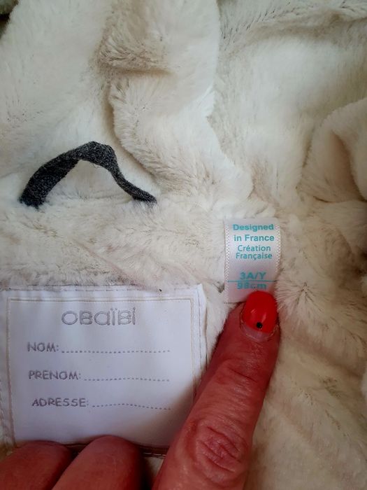 Nowa kurtka zimowa, płaszczyk OKAIDI rozmiar 98