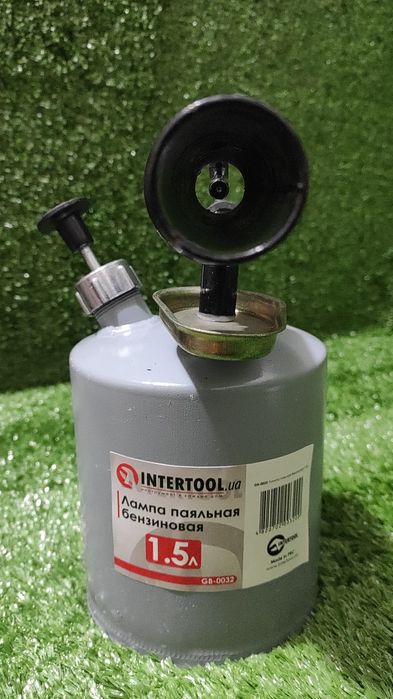 Лампа паяльна бензинова 1.5 л INTERTOOL GB-0032