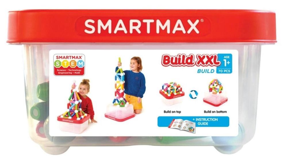Smart Max Build XXL (70szt.) IUVI Games pudełko,421x461 mm
