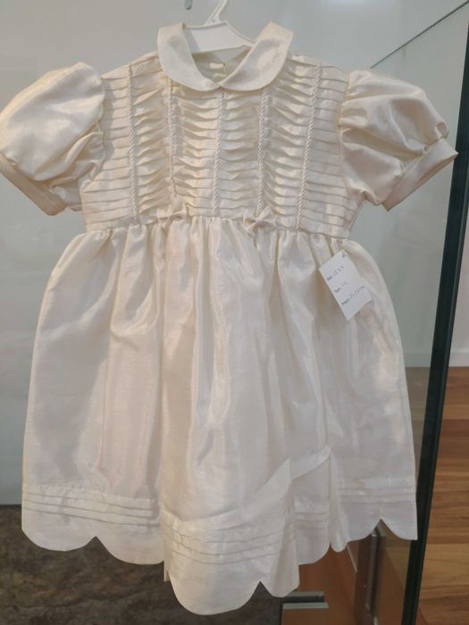 Vestido batizado bebe