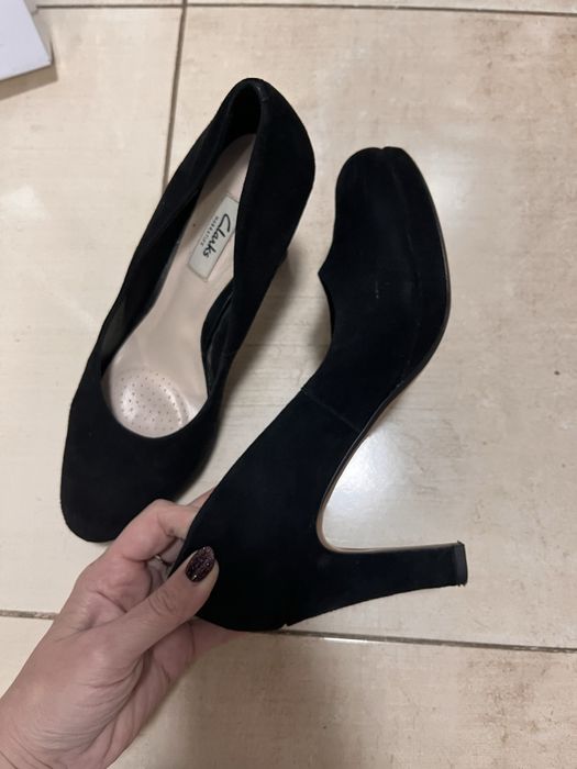 Clarks замшеві туфлі