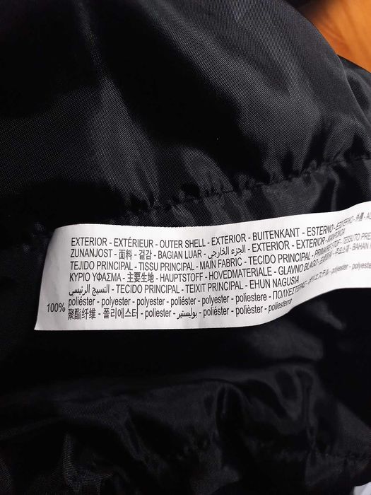 Casaco Blusão Bomber Impermeável Preto Amarelo L Bershka