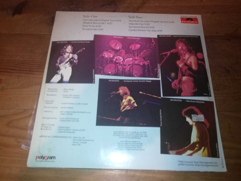 SAGA (Prog Rock) - Silent Knight LP