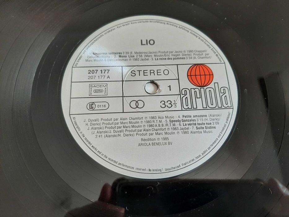 Lio - The Best of Lio - França - Vinil LP