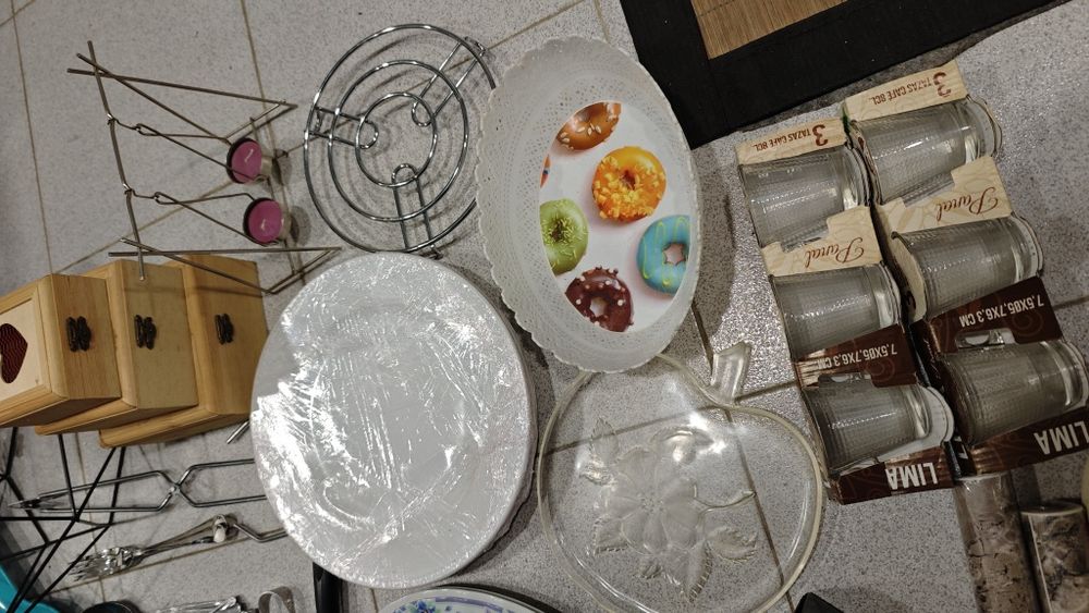 Conjunto de utensílios de cozinha