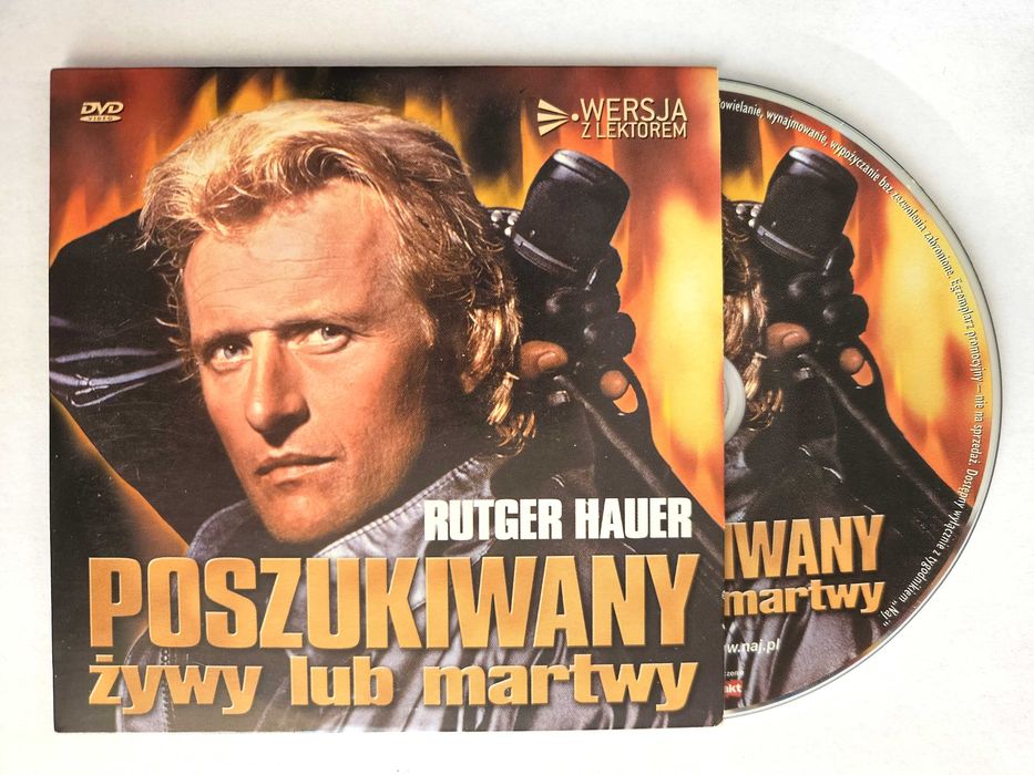 Poszukiwany żywy lub martwy DVD - Rutger Hauer - BDB