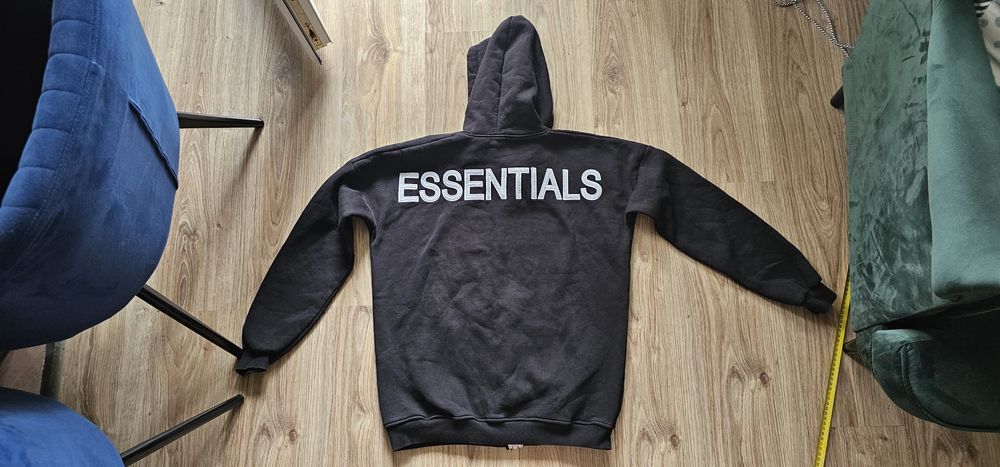 Essentials bluza męska z kapturem rozmiar XL wymiary na zdjęciach stan bardzo dobry 100% bawełny