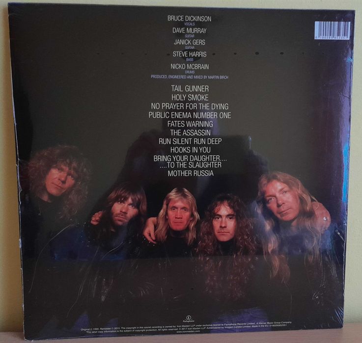 IRON MAIDEN - No Prayer for the Dying Winyl/LP
