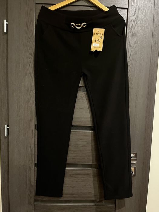 Nowe czarne spodnie