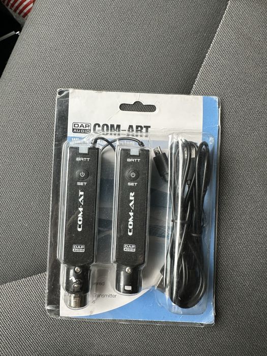 DAP-Audio COM-ART Bezprzewodowy Nadajnik i Odbiornik Sygnału Audio XLR