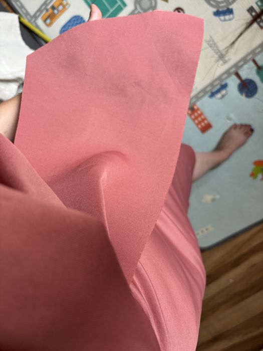 elegancka sukienkana jedno ramie  asos 36 pudrowy róż