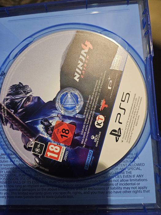 Jogo ps5 ninja gaiden 4