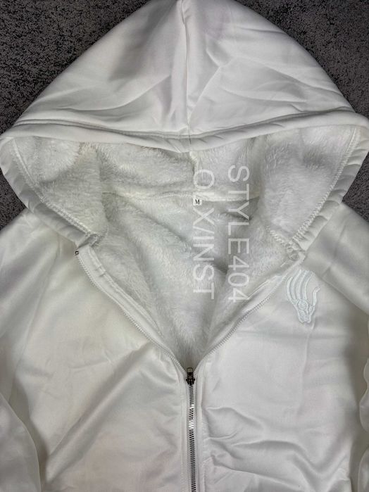 Зип худи Rick Owens type з мехом кофта opium y2k archive