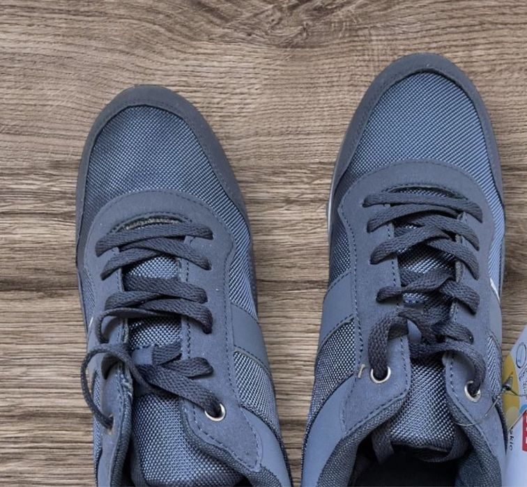 Buty męskie sneakersy granatowe 43