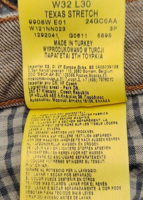 Wr) WRANGLER TEXAS STRECH oryginalne spodnie jeansowe Roz.32/30
