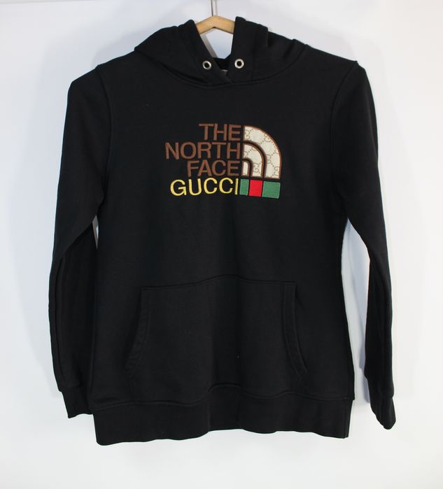 Унісекс худі з капюшоном The North Face x Gucci, чорне