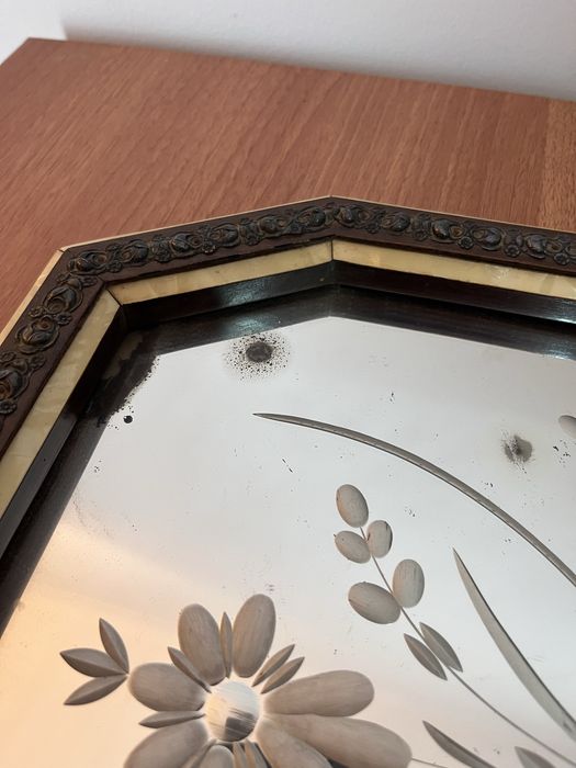 Tabuleiro espelho antigo