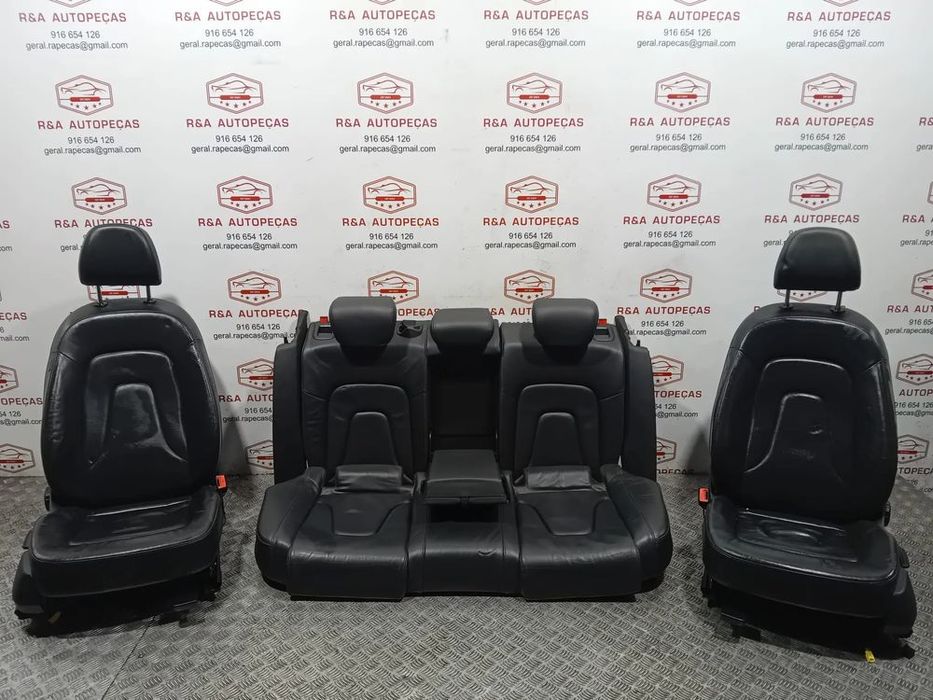 Conjunto de Bancos Audi A4 B8 em Pele Sedan Originais