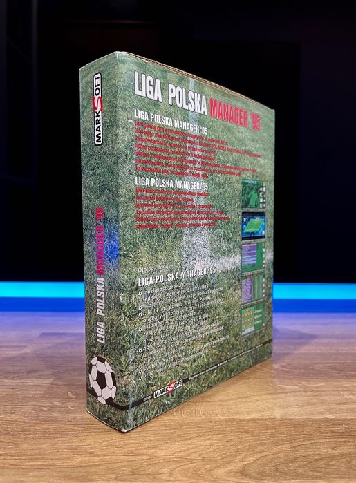 Liga Polska Manager 95 (PC PL 1995) BIG BOX polskie premierowe wydanie