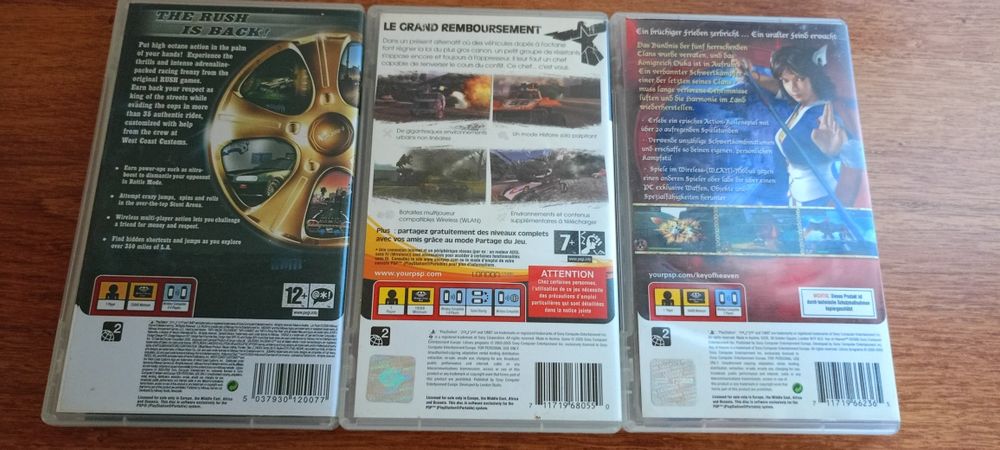 Gry na konsole PlayStation, psp.