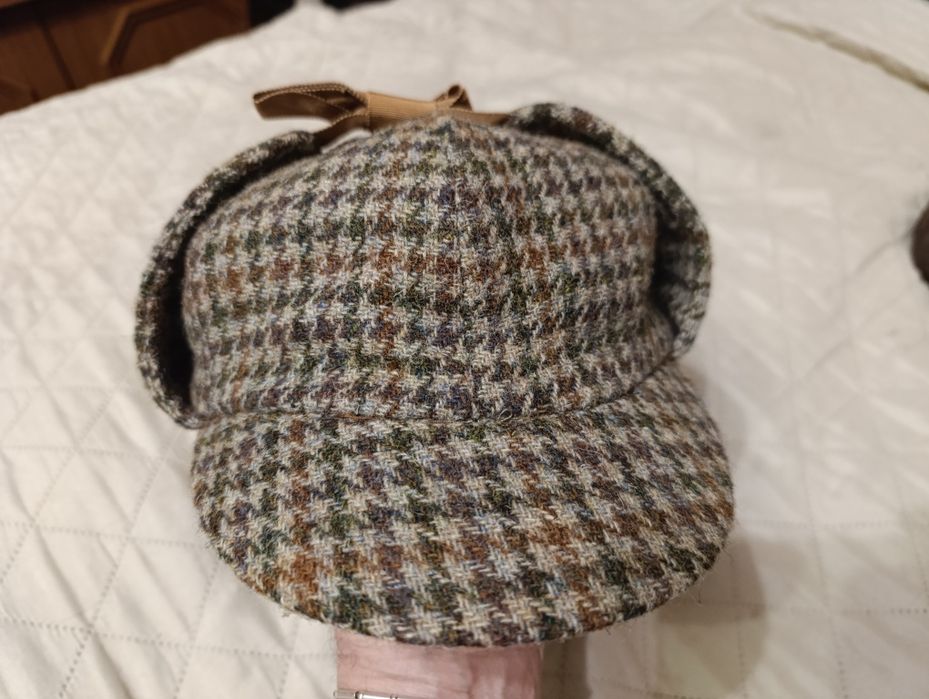 Оригинальная твидовая кепка для охоты Harris Tweed р.58