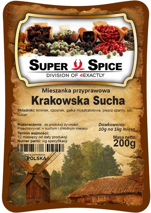 Mieszanka Przyprawowa Super Spice - Krakowska Sucha - 200g
