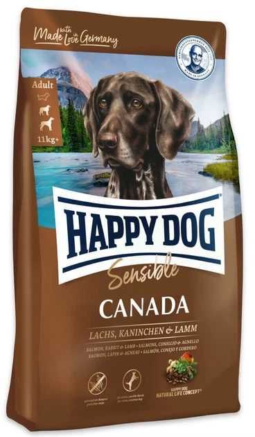 Корм для собак з лососем та кроликом Happy Dog Supreme Canada, 11 кг