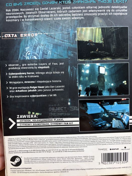 Nowa gra PC Observer