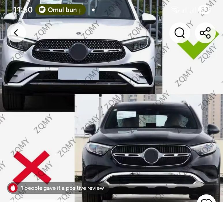 Grelha Frontal Mercedes glc 2024 +