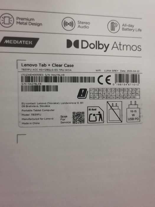 Tablet novo em caixa com fatura e garantia