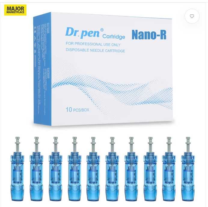 Kartridże Dr. Pen M8S Nano-R do Pielęgnacji Skóry Leczenie Trądziku – 10 Paczka