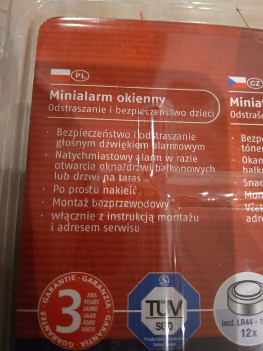 Sprzedam minialarm okienny