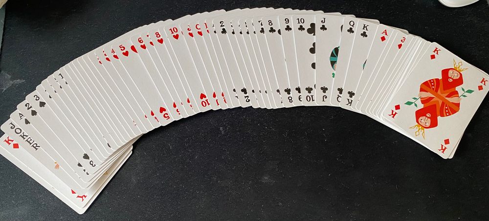 Baralho de cartas simples