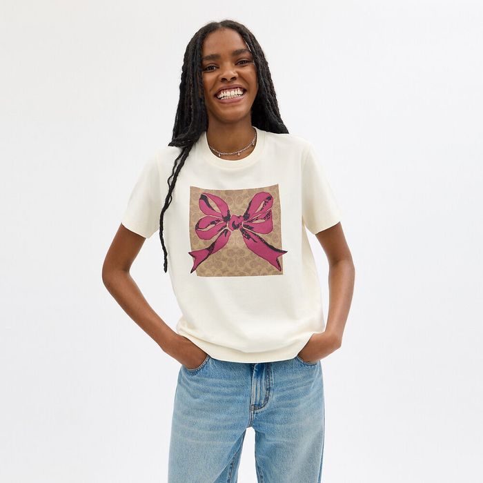 Футболка coach біла