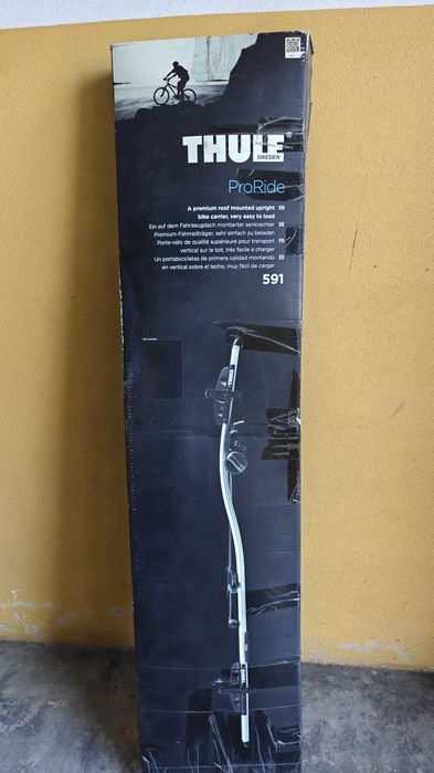 Suporte de Bicicleta para Tejadilho Thule ProRide 591 - Completo, Bom Estado