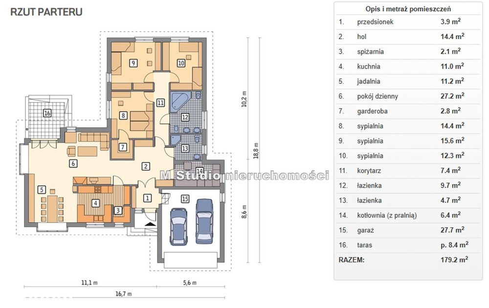 Parterowy 146m²/1299m² |Zaawansowana budowa |6 min do Mosiny Brodnicy