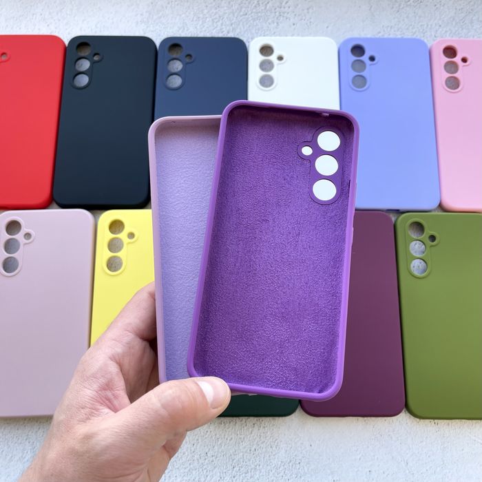 Чохол Silicone case ТОП якість Samsung A55 | Чехол Самсунг Гелекси А55