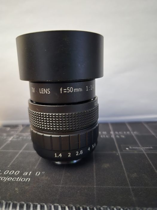 Obiektyw cctv 50mm f1.4